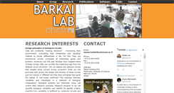 Desktop Screenshot of barkai-serv.weizmann.ac.il