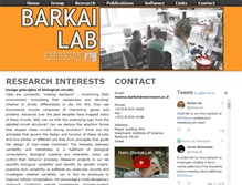 Tablet Screenshot of barkai-serv.weizmann.ac.il