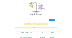 Desktop Screenshot of equilibrator.weizmann.ac.il