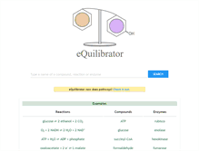 Tablet Screenshot of equilibrator.weizmann.ac.il